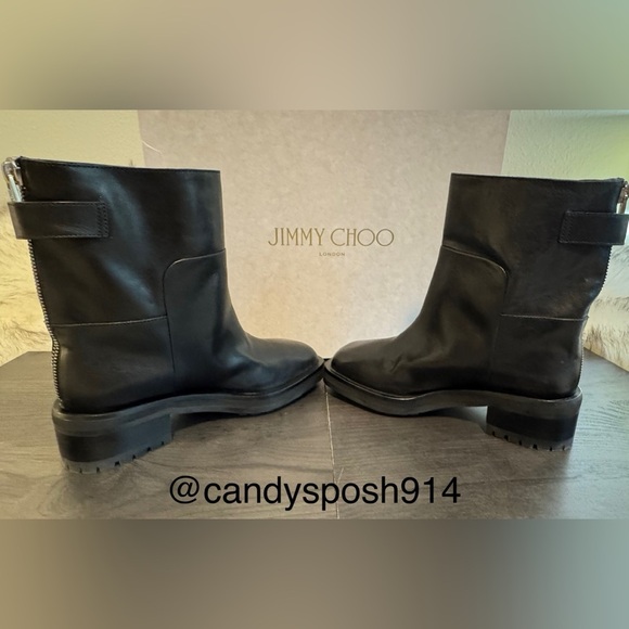 JIMMY CHOO 
Brooklyn Black Leather Boots
Women’s size EU 36 - Picture 6 of 13